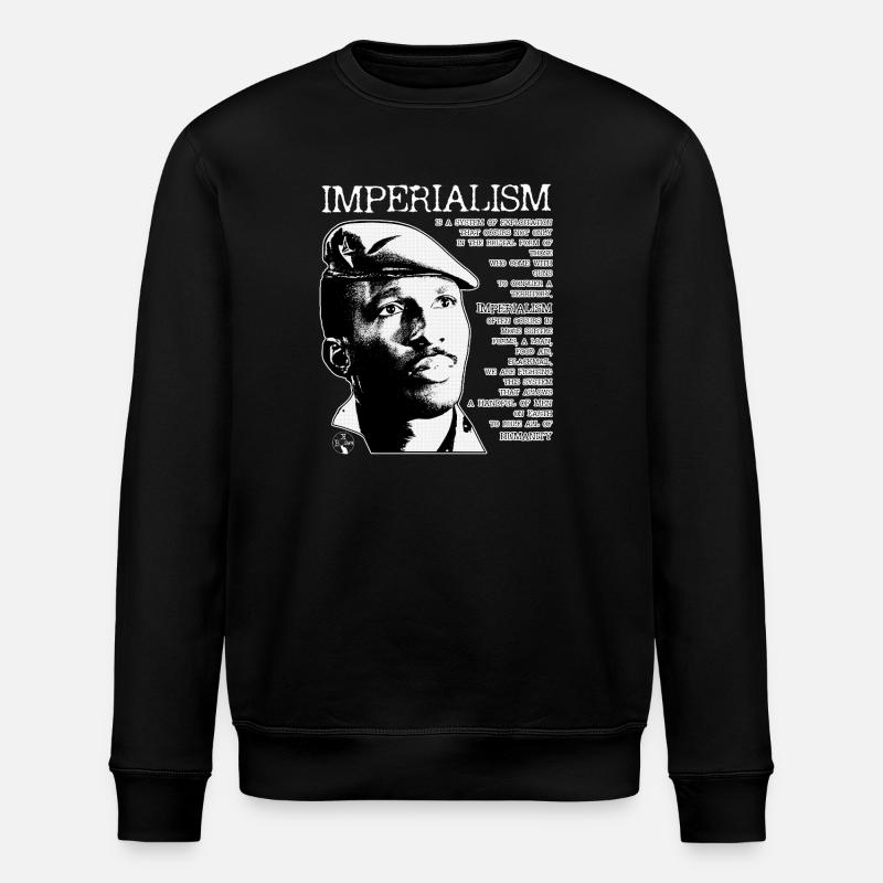 Thomas Sankara : l’impérialisme - Sweat bio ROLLER Stanley/Stella Unisexe - noir
