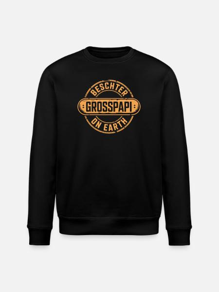 Beschter Grosspapi Dialecte suisse - Sweat bio ROLLER Stanley/Stella Unisexe - noir
