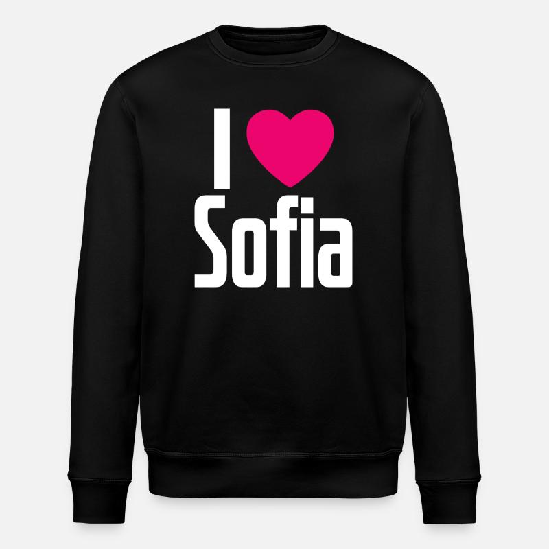 J’aime Sofia Coeur rose J’aime Sofia - Sweat bio ROLLER Stanley/Stella Unisexe - noir