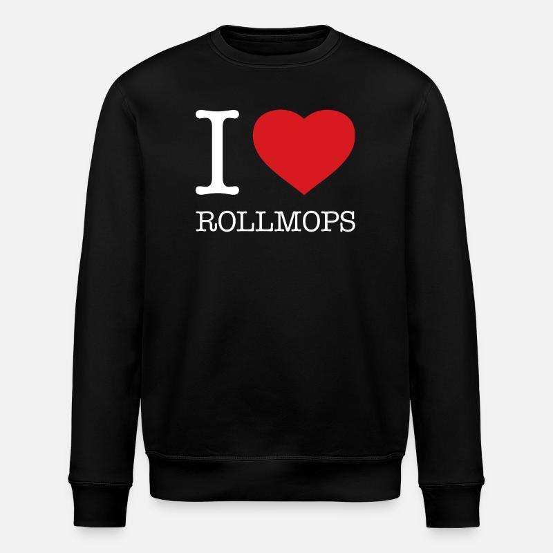 J’adore Rollmops - Sweat bio ROLLER Stanley/Stella Unisexe - noir