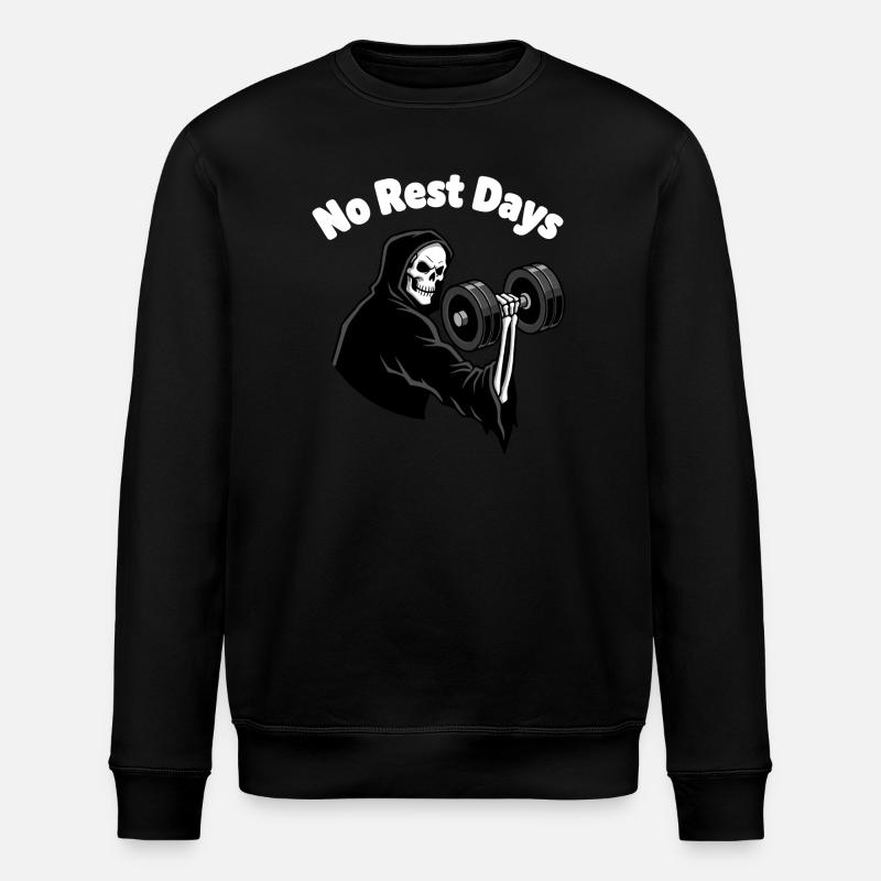 No Rest Days Grim Lifter - Stanley/Stella Unisex Bio-Sweatshirt ROLLER - Schwarz