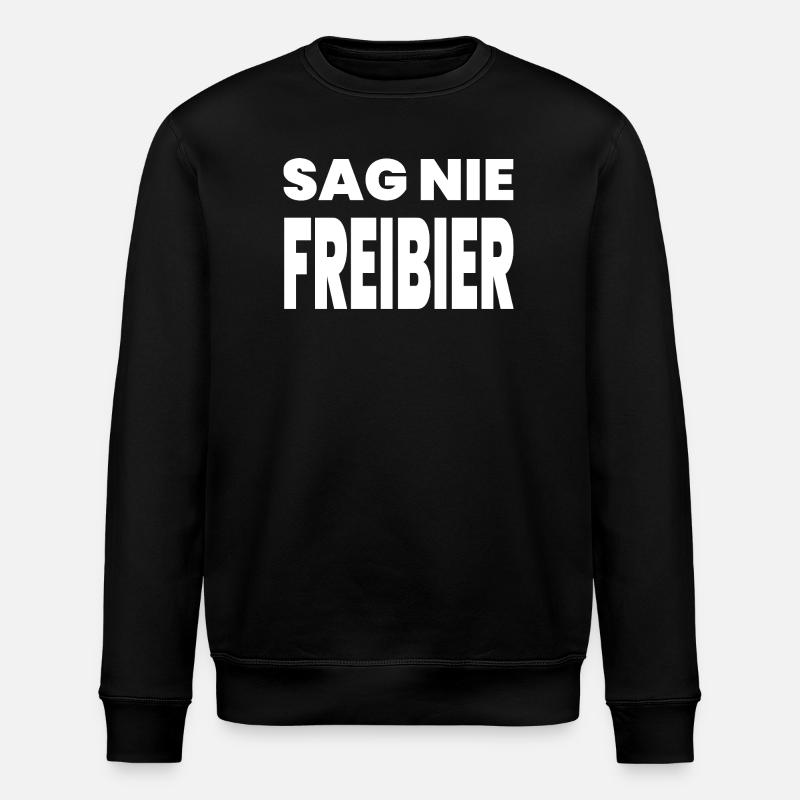 Bière - Sweat bio ROLLER Stanley/Stella Unisexe - noir