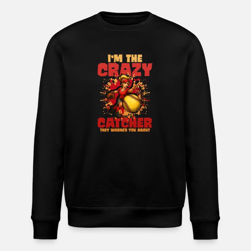 Softball - Stanley/Stella Unisex Bio-Sweatshirt ROLLER - Schwarz