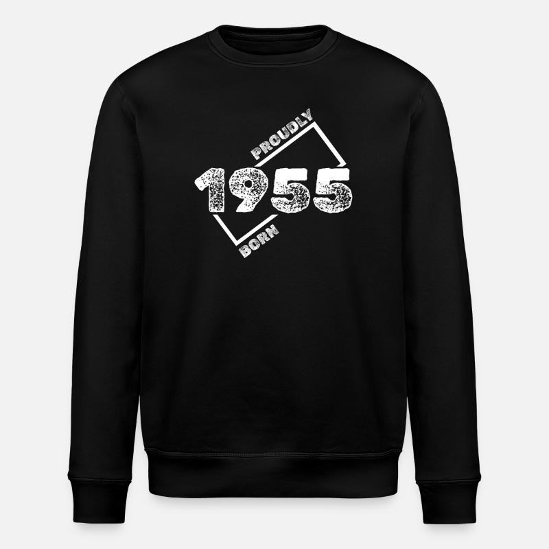 1955 - Stanley/Stella Unisex Bio-Sweatshirt ROLLER - Schwarz