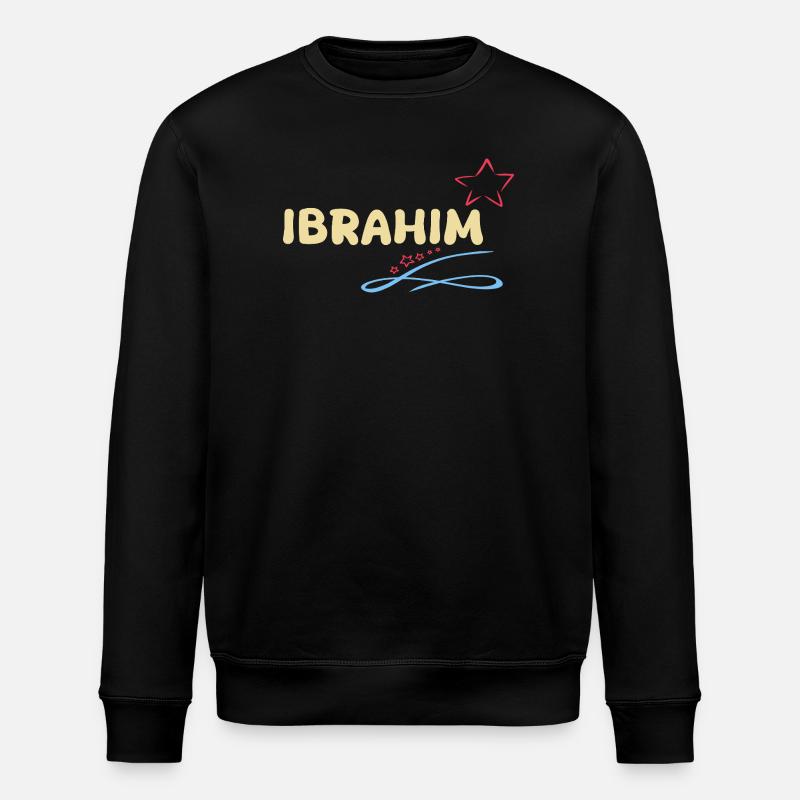 Geschenk Ibrahim - Stanley/Stella Unisex Bio-Sweatshirt ROLLER - Schwarz