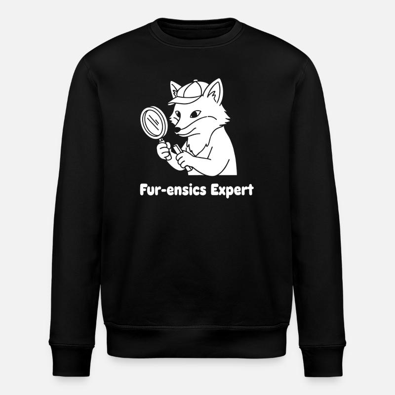 Fur-ensics Expert Détective Patte - Sweat bio ROLLER Stanley/Stella Unisexe - noir