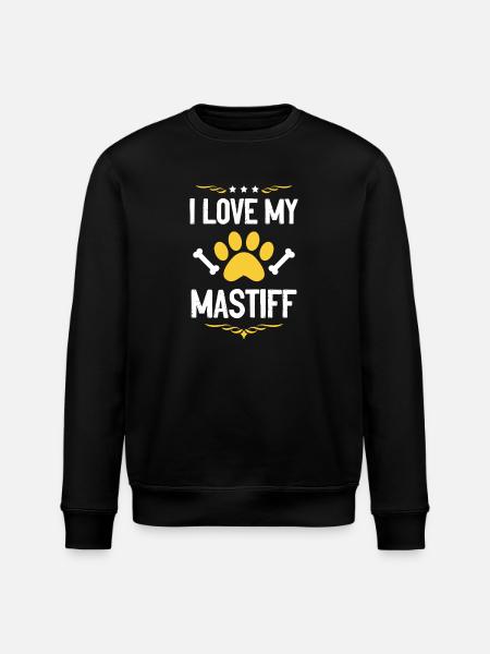 J’adore mon Mastiff - Sweat bio ROLLER Stanley/Stella Unisexe - noir