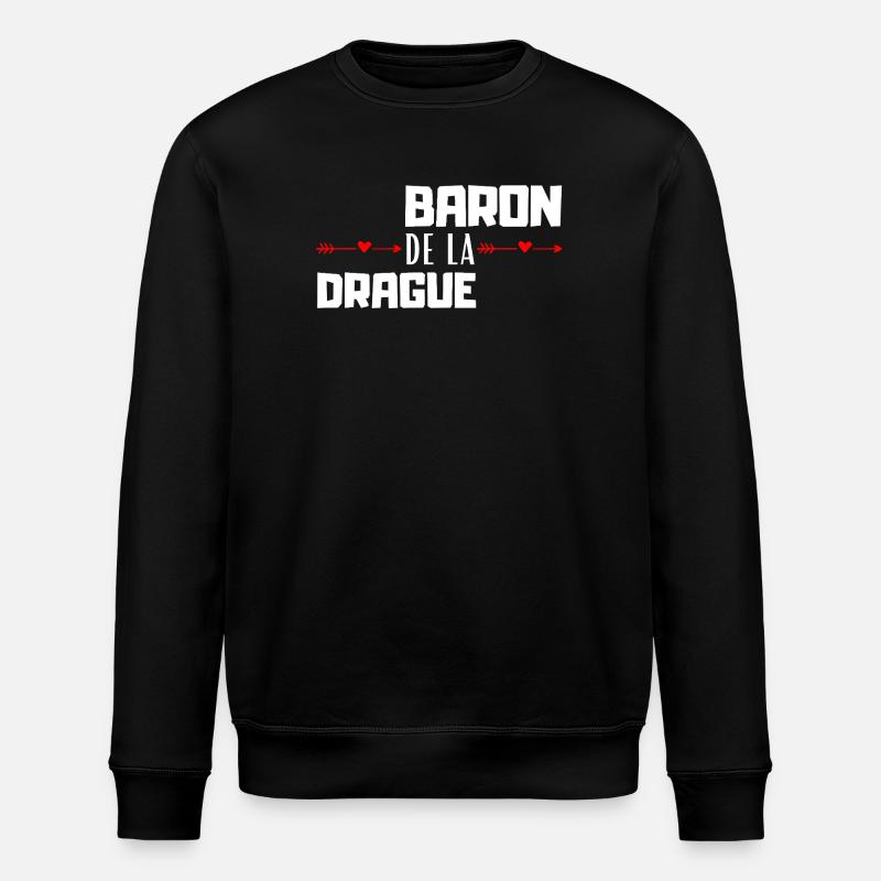 Baron de la Drague - Stanley/Stella Unisex Bio-Sweatshirt ROLLER - Schwarz
