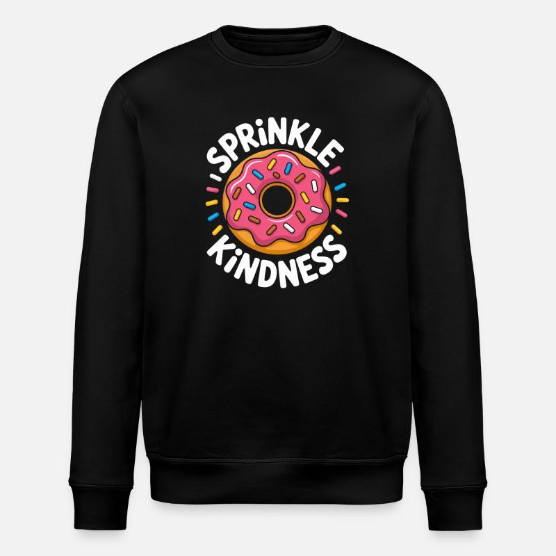 Saupoudrer Gentillesse Chaleur Donut Amour - Sweat bio ROLLER Stanley/Stella Unisexe - noir