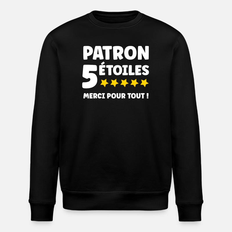 patron - Stanley/Stella ROLLER Unisex Organic Sweatshirt - black