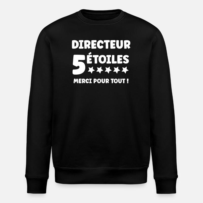 director - Stanley/Stella ROLLER Unisex Organic Sweatshirt - black