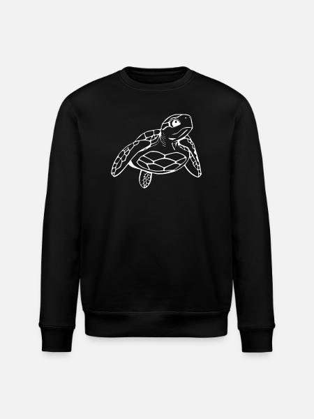 Turtle Turtles - Stanley/Stella ROLLER Unisex Organic Sweatshirt - black