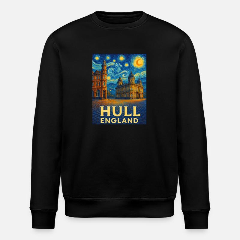 Hull England - Stanley/Stella ROLLER Unisex Organic Sweatshirt - black