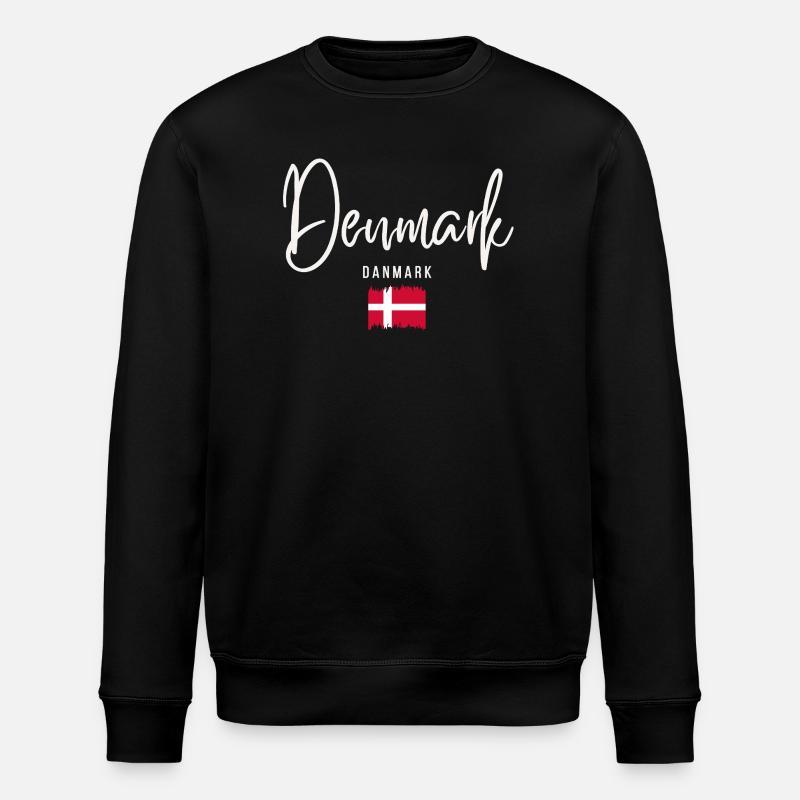 Fabriqué au Danemark, racines danoises - Sweat bio ROLLER Stanley/Stella Unisexe - noir