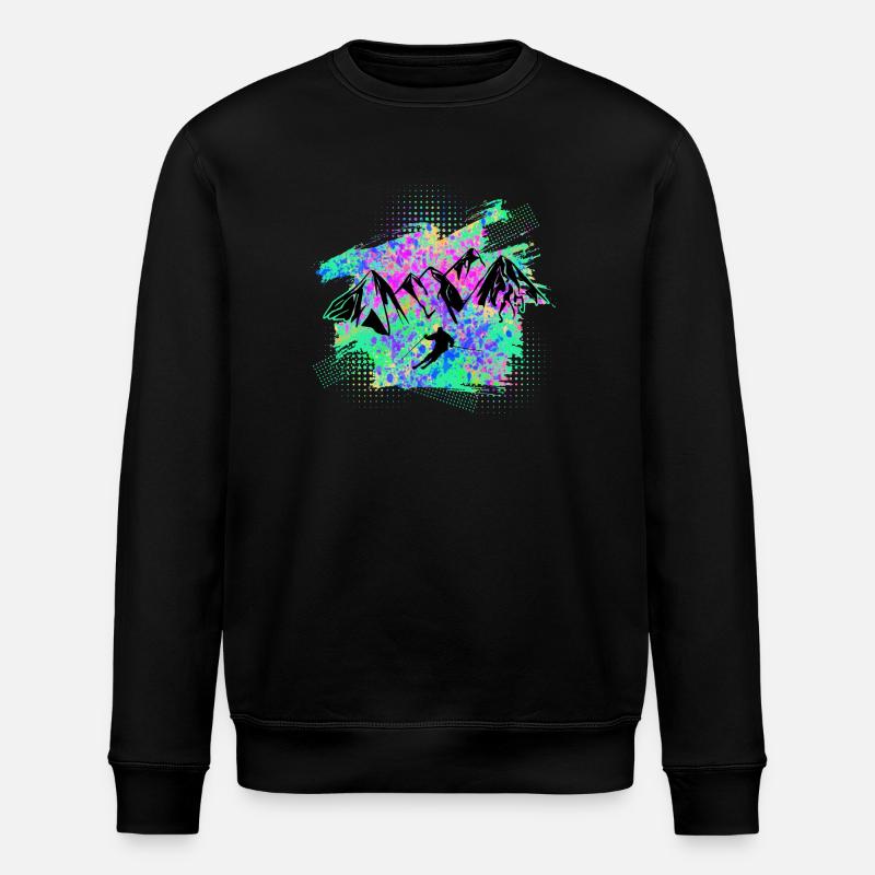 Ski - Sweat bio ROLLER Stanley/Stella Unisexe - noir