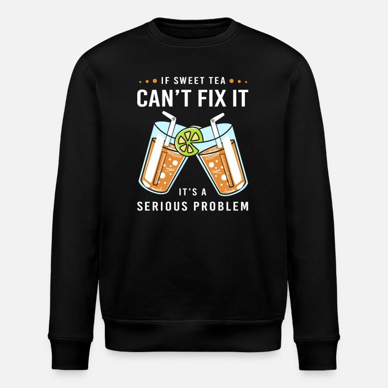 Chai Tea - Stanley/Stella ROLLER Unisex Organic Sweatshirt - black