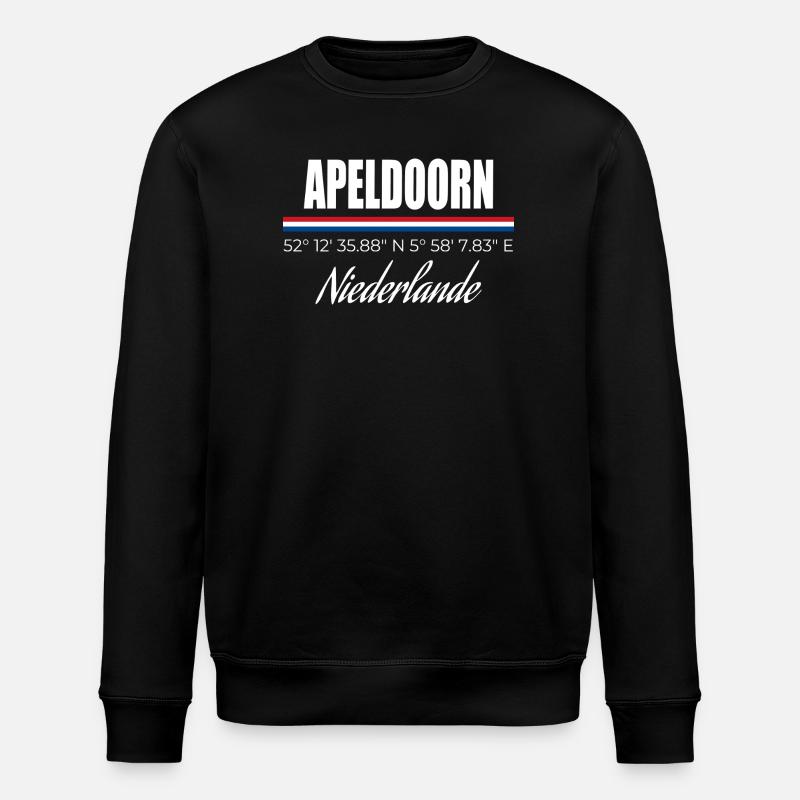Apeldoorn - Sweat bio ROLLER Stanley/Stella Unisexe - noir