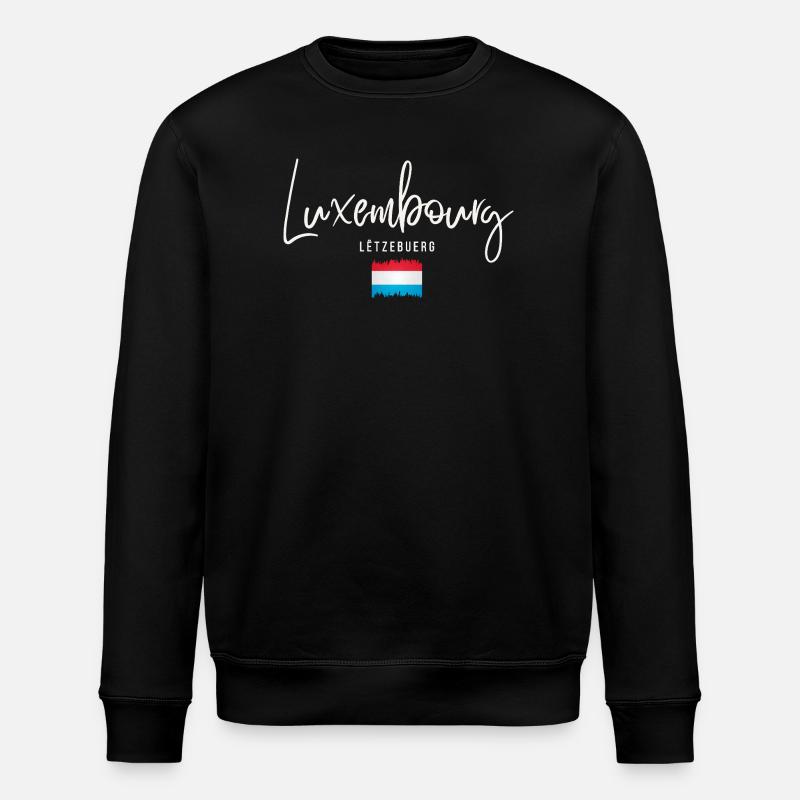 Fabriqué au Luxembourg, racines luxembourgeoises - Sweat bio ROLLER Stanley/Stella Unisexe - noir