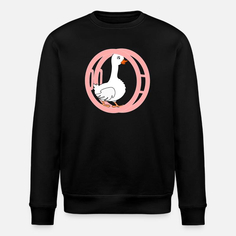 KINDER RHÖNRAD GANS TURNEN - Stanley/Stella Unisex Bio-Sweatshirt ROLLER - Schwarz