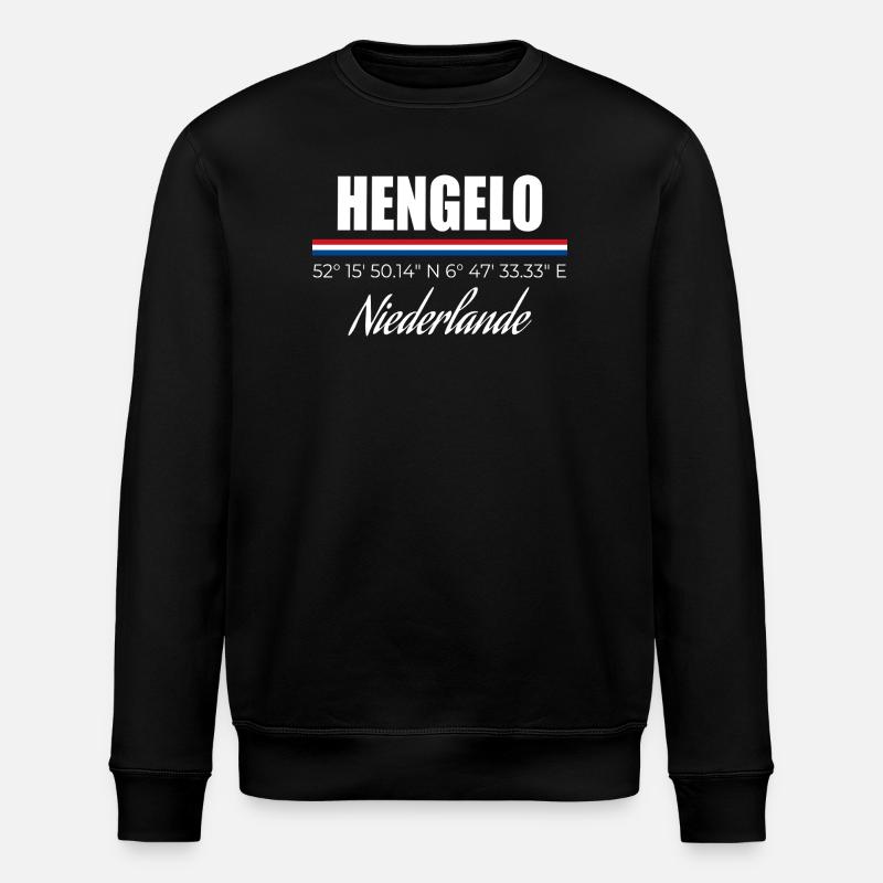 Hengelo - Stanley/Stella Unisex Bio-Sweatshirt ROLLER - Schwarz