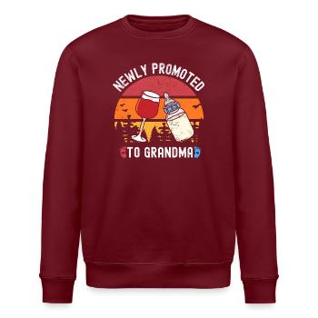 Vêtements et accessoires drôles de grand-mère nouvellement promus - Sweat bio ROLLER Stanley/Stella Unisexe - bordeaux - Devant - Nik (191cm)