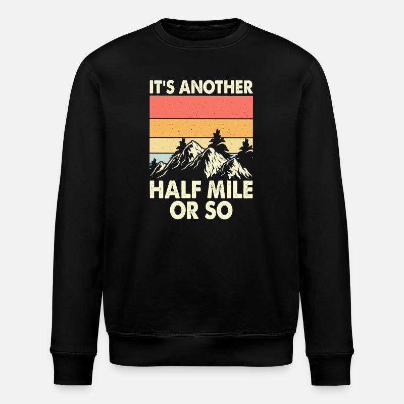 Wandern Wanderer Bergsteiger Geschenk - Stanley/Stella Unisex Bio-Sweatshirt ROLLER - Schwarz