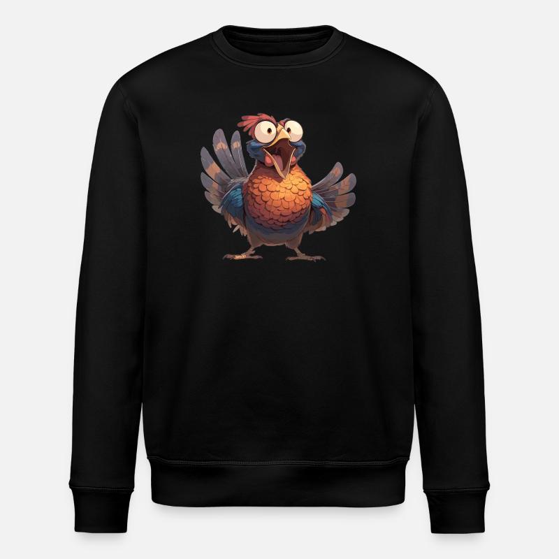 Fasane Fasan - Stanley/Stella Unisex Bio-Sweatshirt ROLLER - Schwarz