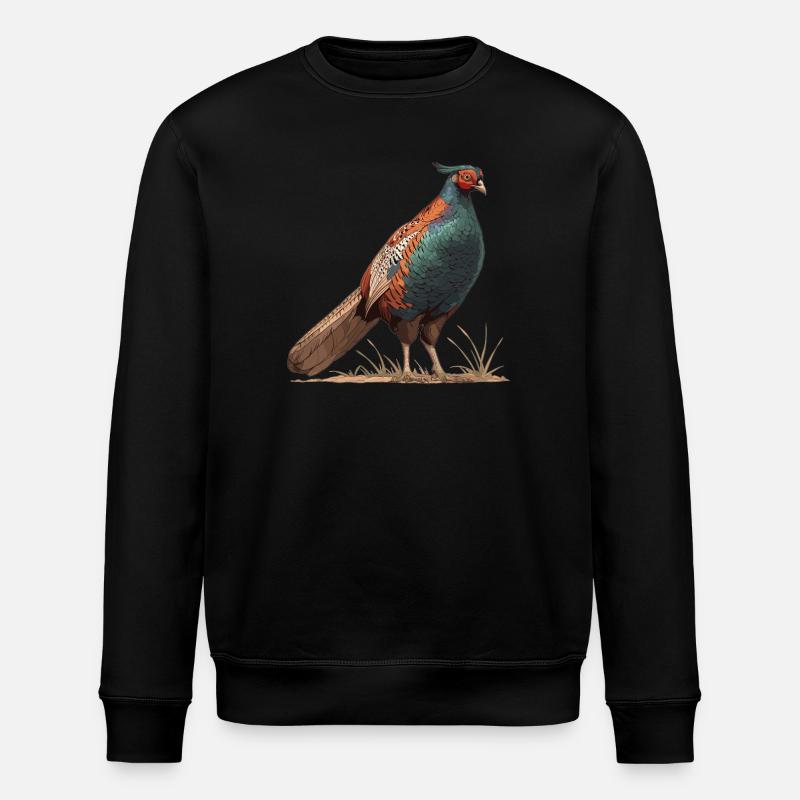 Pheasants Pheasant - Stanley/Stella ROLLER Unisex Organic Sweatshirt - black