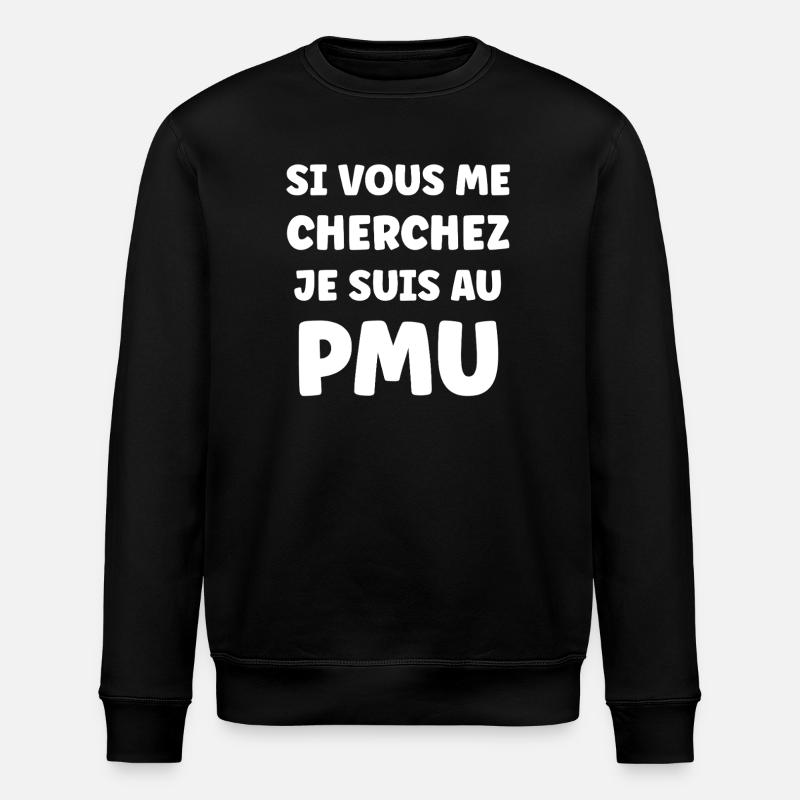 PMU-Humor - Stanley/Stella Unisex Bio-Sweatshirt ROLLER - Schwarz