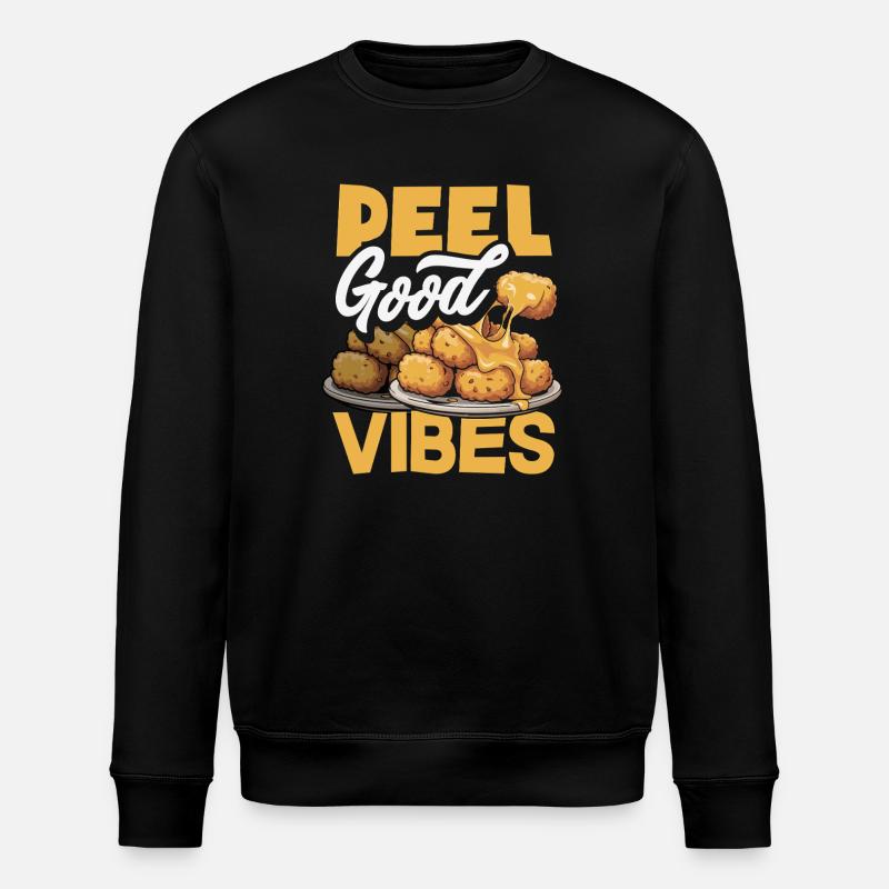 Taters Over Haters Potato - Sweat bio ROLLER Stanley/Stella Unisexe - noir