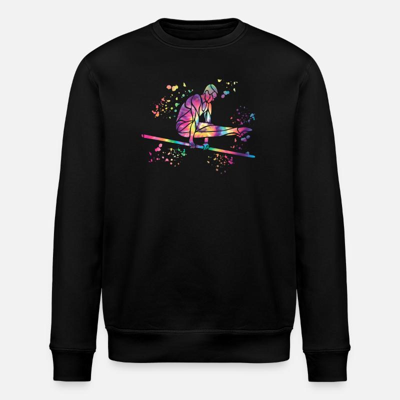 Turnerin Reck Kunstturnen - Stanley/Stella Unisex Bio-Sweatshirt ROLLER - Schwarz