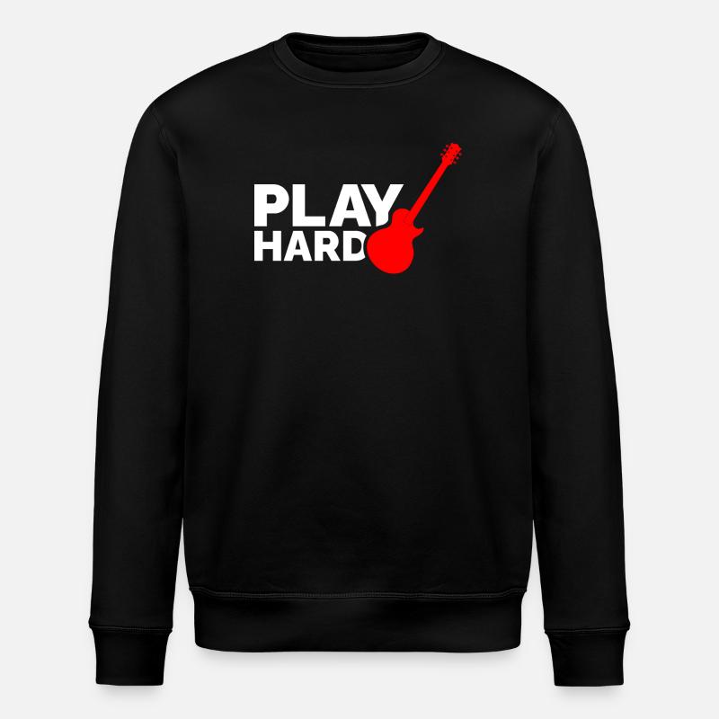 Play Hard - Stanley/Stella ROLLER Unisex Organic Sweatshirt - black