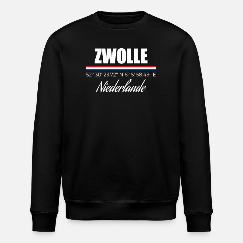 Zwolle - Sweat bio ROLLER Stanley/Stella Unisexe - noir