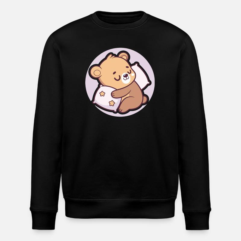 Ourson Doux Rêverie - Sweat bio ROLLER Stanley/Stella Unisexe - noir