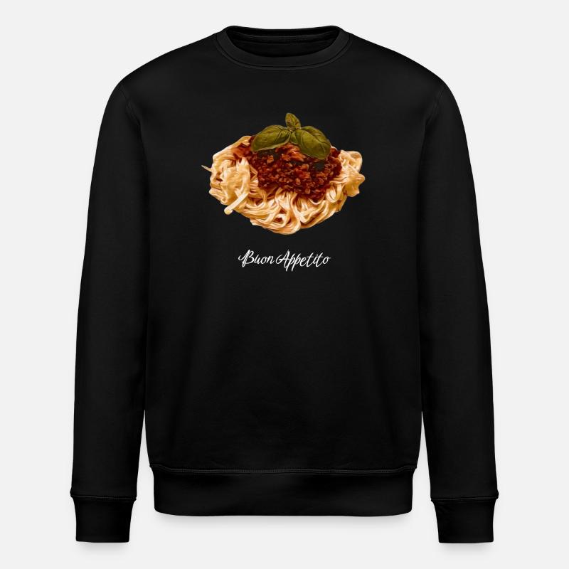 Spaghetti - Stanley/Stella Unisex Bio-Sweatshirt ROLLER - Schwarz