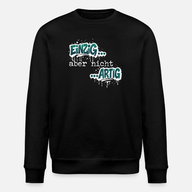 Einzig aber nicht ARTIG - Stanley/Stella Unisex Bio-Sweatshirt ROLLER - Schwarz