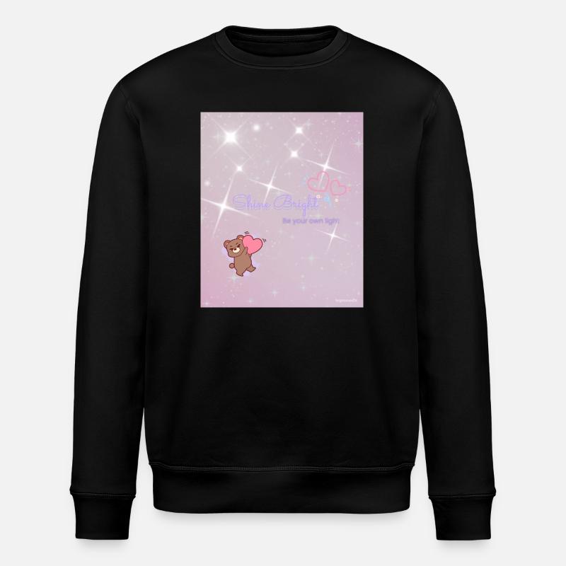 Shine Bright – Be Your Own Light - Stanley/Stella Unisex Bio-Sweatshirt ROLLER - Schwarz