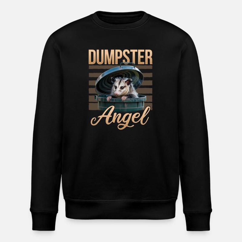 Drôle d’opossum - Sweat bio ROLLER Stanley/Stella Unisexe - noir