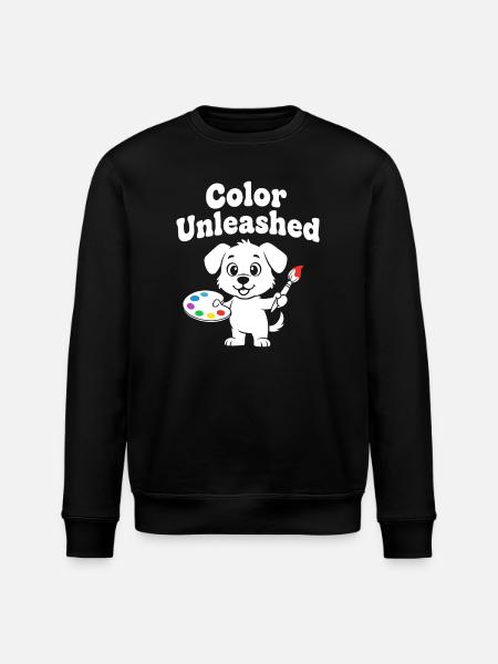 Farbfreigeist Hund - Sweat bio ROLLER Stanley/Stella Unisexe - noir