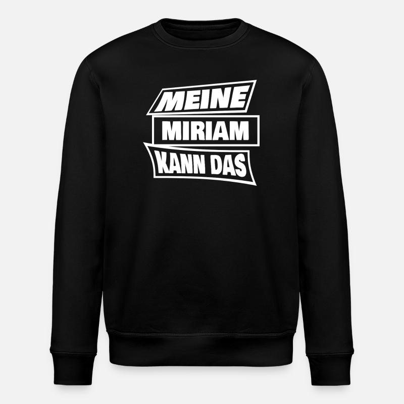 Miriam Miriam - Stanley/Stella Unisex Bio-Sweatshirt ROLLER - Schwarz