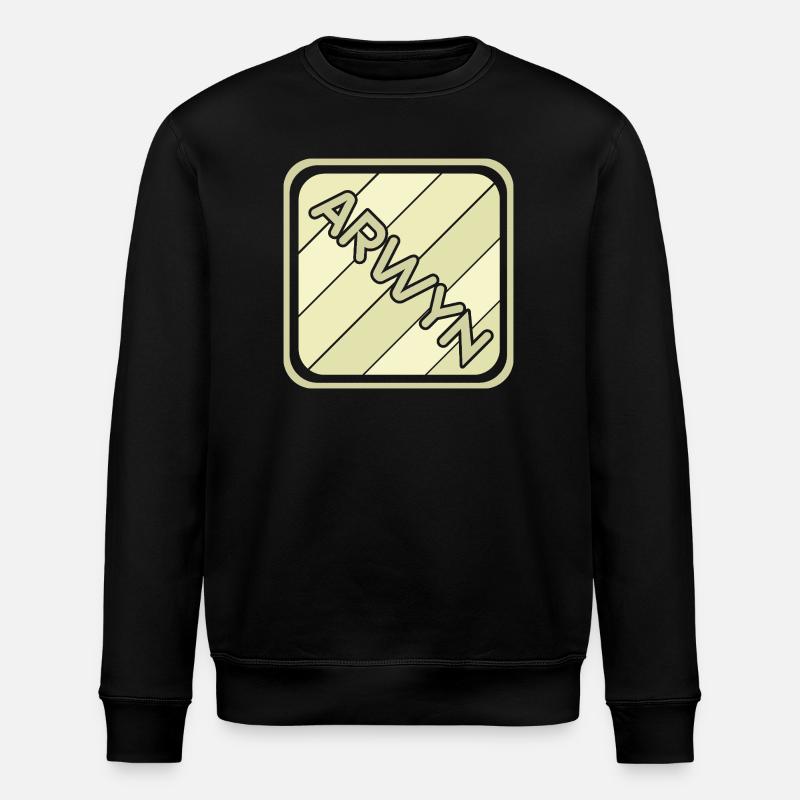 Maedchenname Arwyn - Stanley/Stella Unisex Bio-Sweatshirt ROLLER - Schwarz