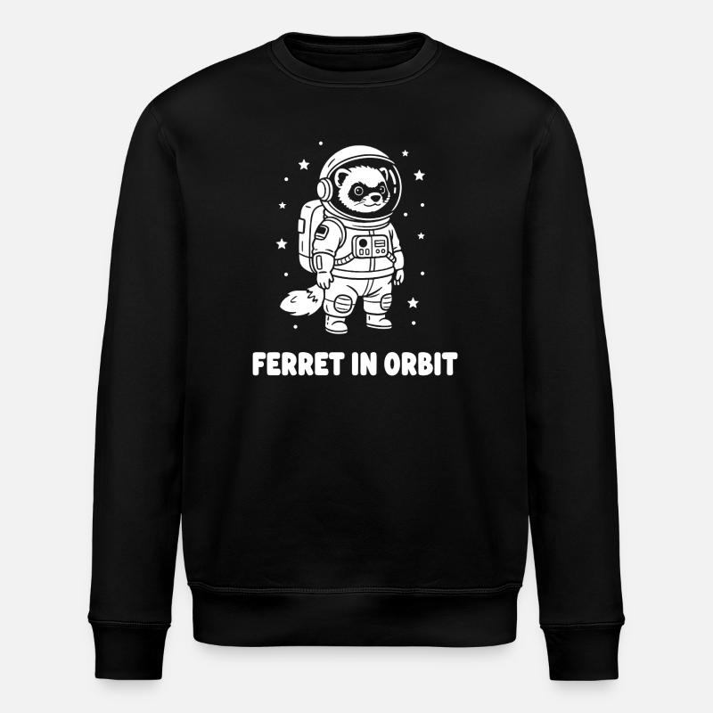 Furets en orbite - Sweat bio ROLLER Stanley/Stella Unisexe - noir