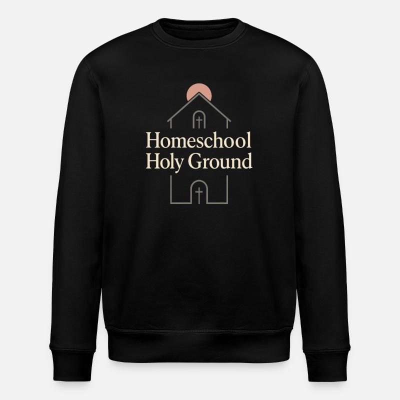 Christlicher Homeschool-mutter-glaube - Stanley/Stella Unisex Bio-Sweatshirt ROLLER - Schwarz