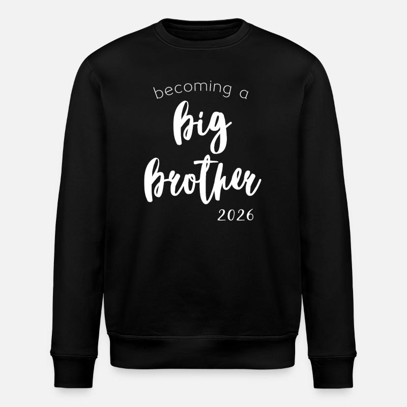 Devenez un grand frère 2026 - Sweat bio ROLLER Stanley/Stella Unisexe - noir