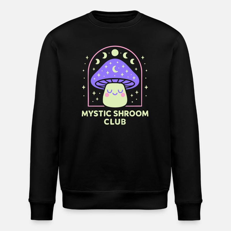 Mystische Hände-Linienkunst - Stanley/Stella Unisex Bio-Sweatshirt ROLLER - Schwarz