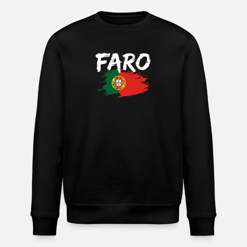 Drapeau du Portugal du Fer - Sweat bio ROLLER Stanley/Stella Unisexe - noir