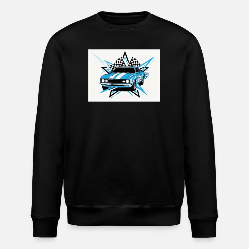 Course rétro - Sweat bio ROLLER Stanley/Stella Unisexe - noir