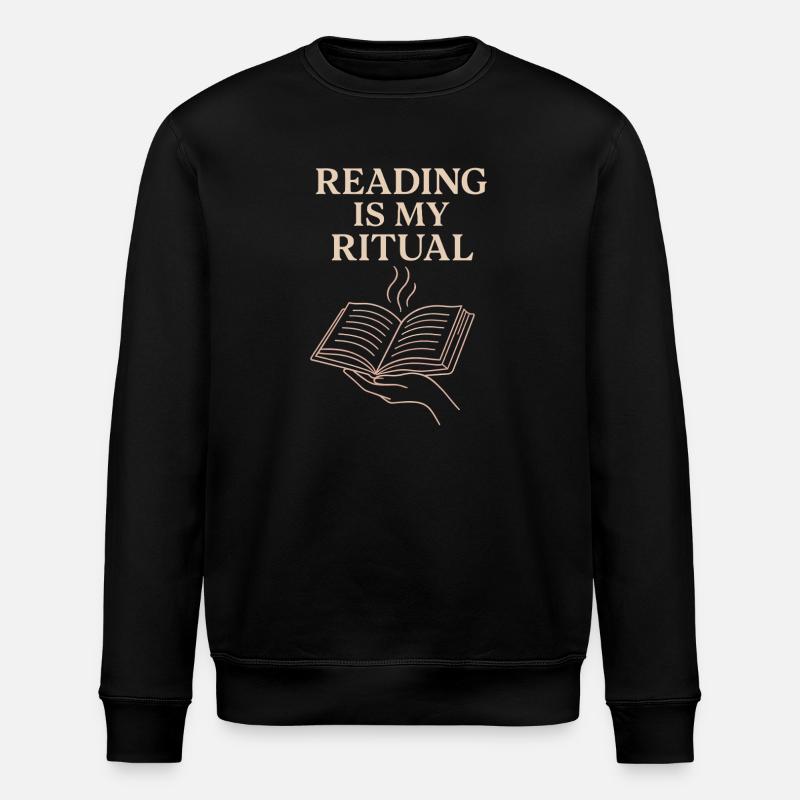 Bücherhafter, Gemütlicher - Sweat bio ROLLER Stanley/Stella Unisexe - noir