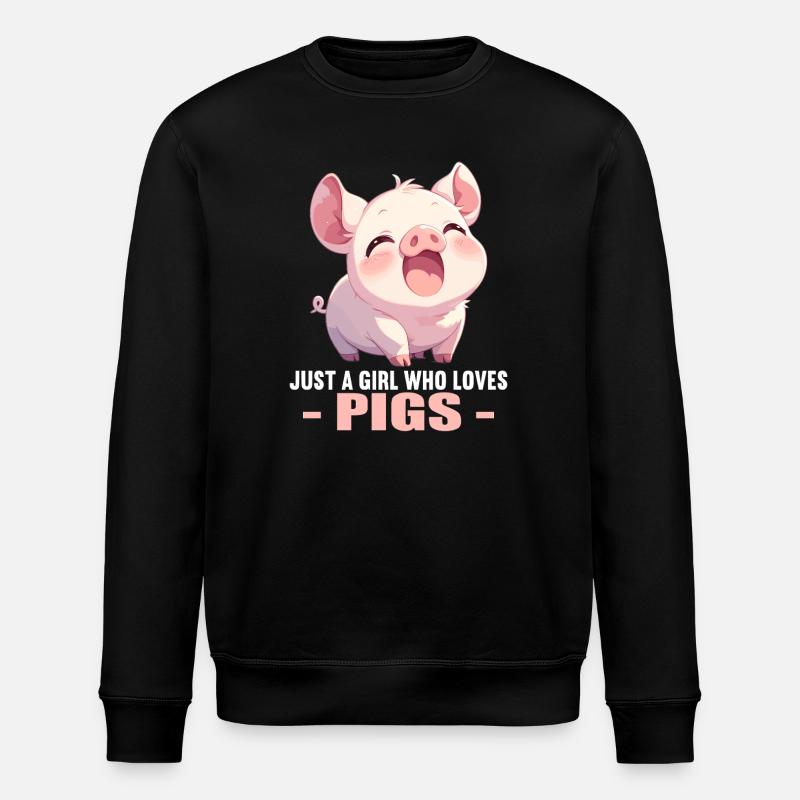 Cochon Cochon - Sweat bio ROLLER Stanley/Stella Unisexe - noir