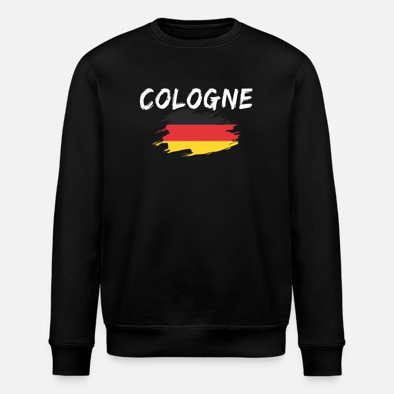 Cologne Deutschland Köln - Stanley/Stella Unisex Bio-Sweatshirt ROLLER - Schwarz